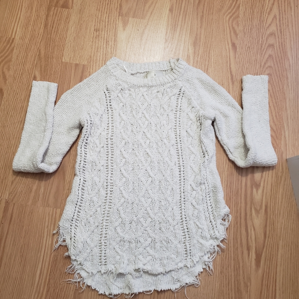 Distressed sweater by ruby moon